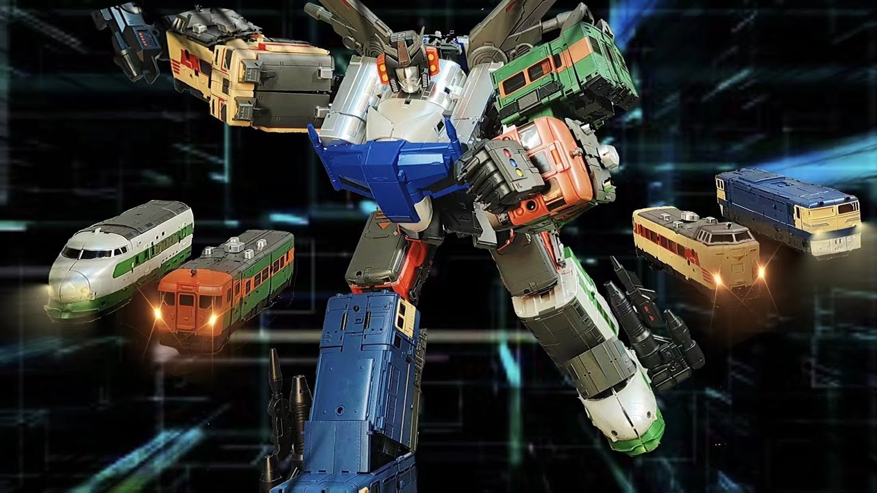 This Is One Robot Train That Always Runs On Time！Moon Studio Raiden  [Transformers Stop Motion]