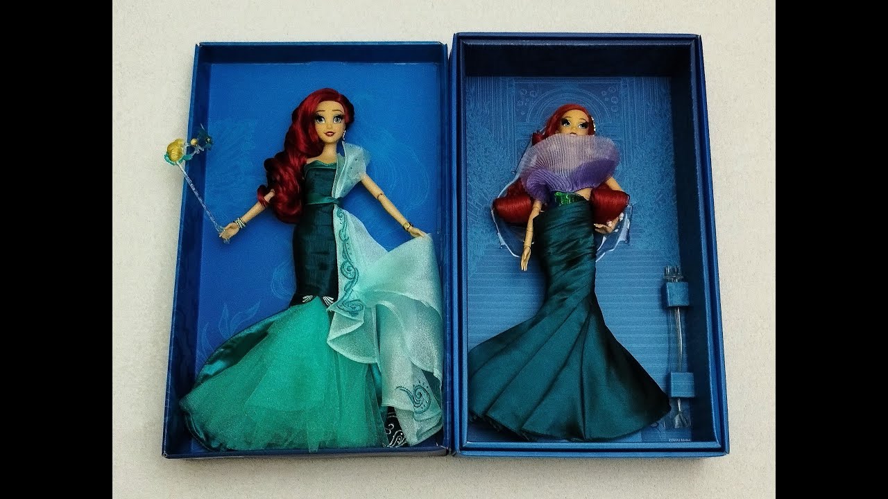 💖🎬🧜‍♀️PREMIERE- Unboxing & Review NEW Mattel Enchanted Elegance Ariel Doll VS Midnight Masquerade 🎬💖