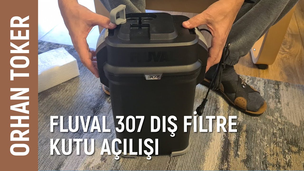 Fluval 307 Dış Filtre kutu açılışı ve malzeme dizilimi