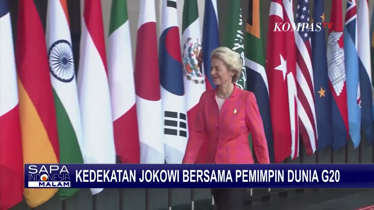 Momen Akrab Jokowi dan Pemimpin Dunia Peserta G20 saat Jamuan Makan Bersama