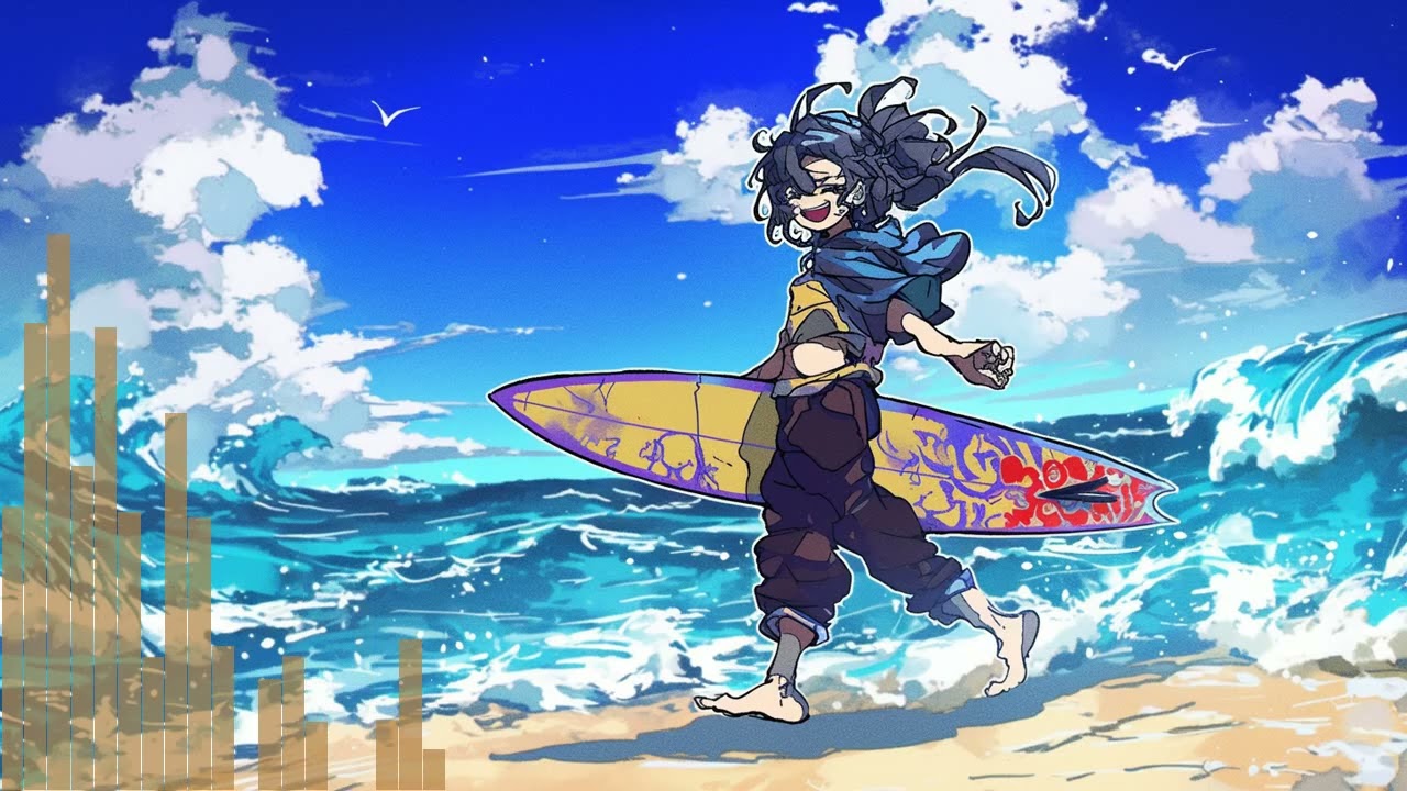 Surf Vibe Melodies: Ruby Under the Shrine