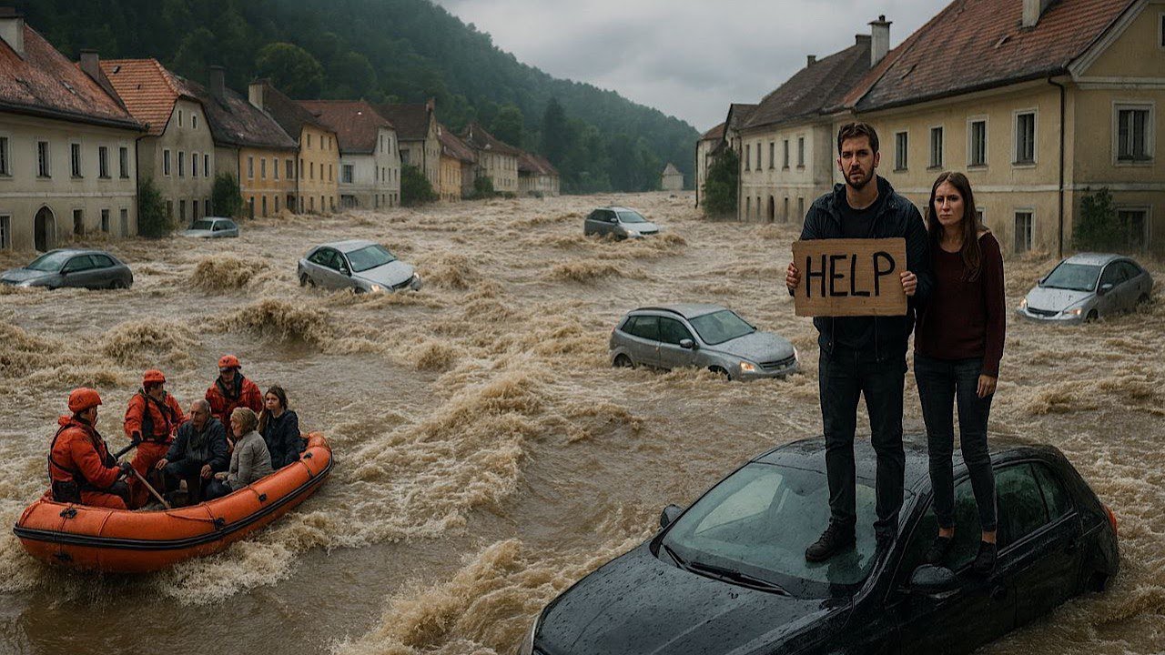 Наводнения в Австрии: Дорнбирн затонул, тревога растет