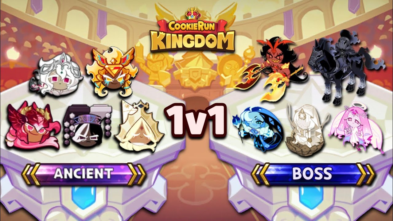 playable ancient cookie vs their beast cookie boss!