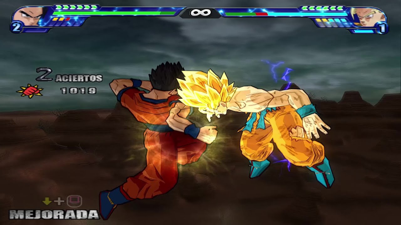 Goku vs Gohan | Superando os Limites | DBZ BT3 Canon v7
