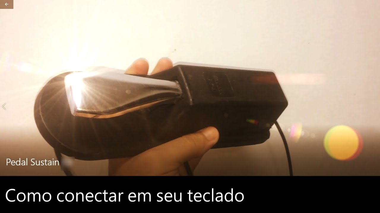 Como Conectar o Pedal SUSTAIN, DAMPER OU FOOT SWITCH em seu Teclado Musical