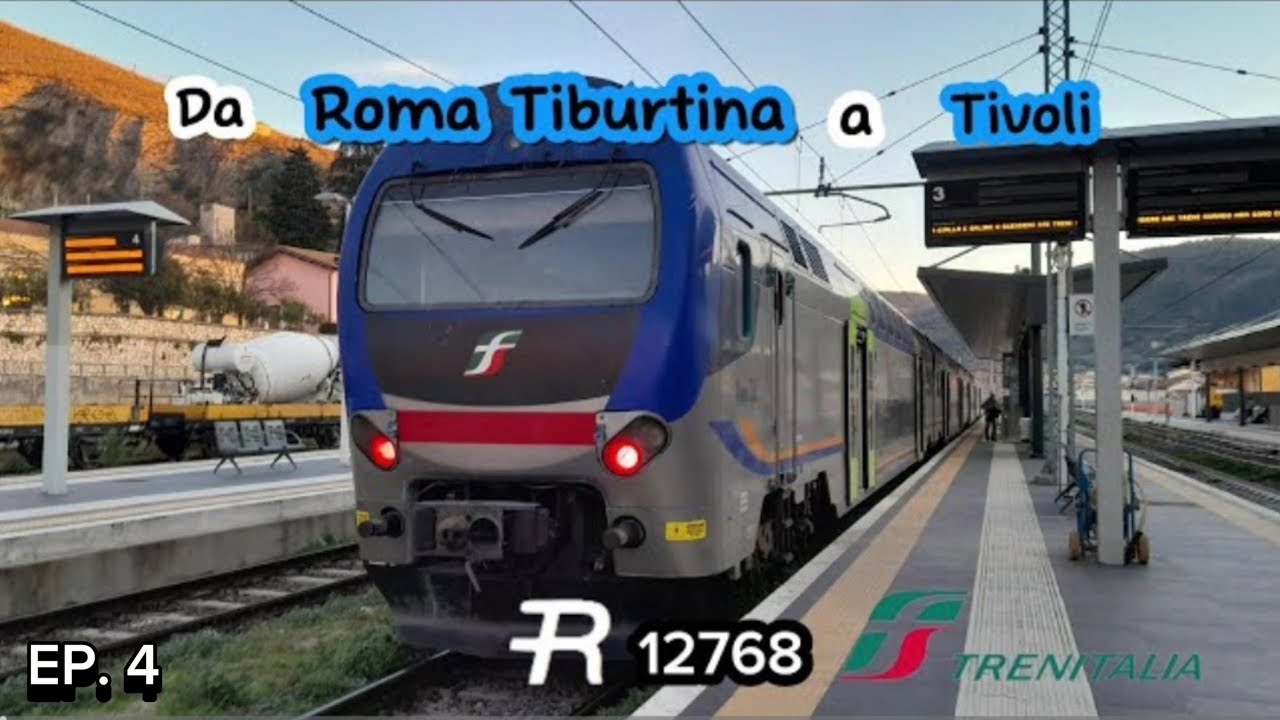 Da ROMA TIBURTINA a TIVOLI: viaggio sulla FL2 a bordo del TAF 36! | VIAGGI IN TRENO EP.4