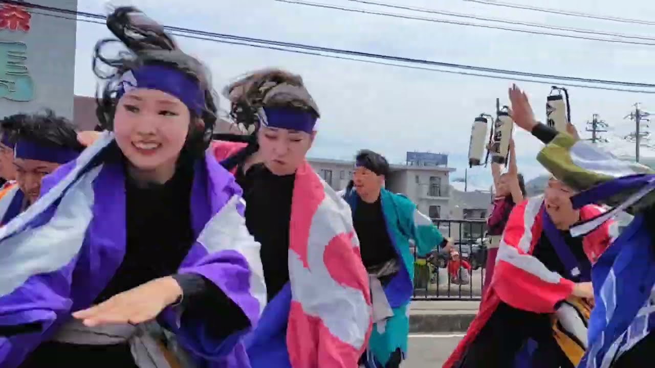 心纏い　こころまとい　よさこい　2025 犬山踊芸祭　パレード会場　2025.6.1 （愛知県 犬山市）