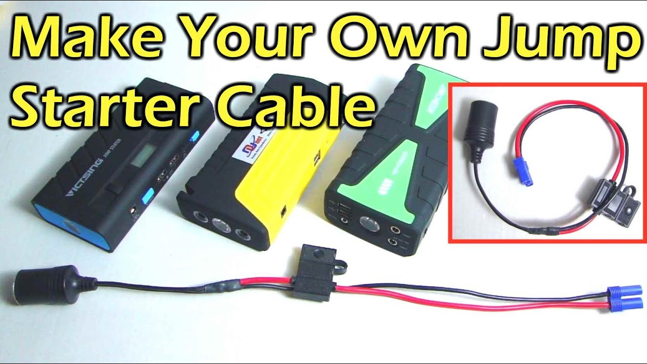 How To Make A Portable Jump Starter Adapter Cable