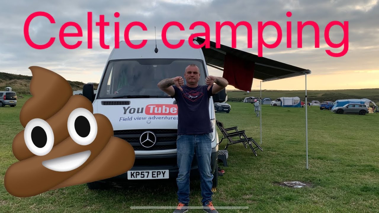 South wales celtic camping fail !!! (van life family)