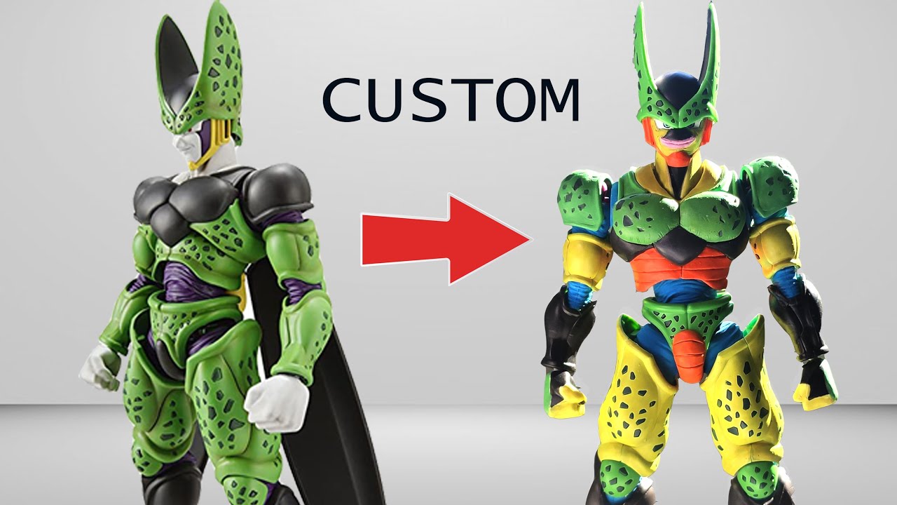Custom SH figuarts : Cell 2 forma (semi perfect cell) | DrawUp!