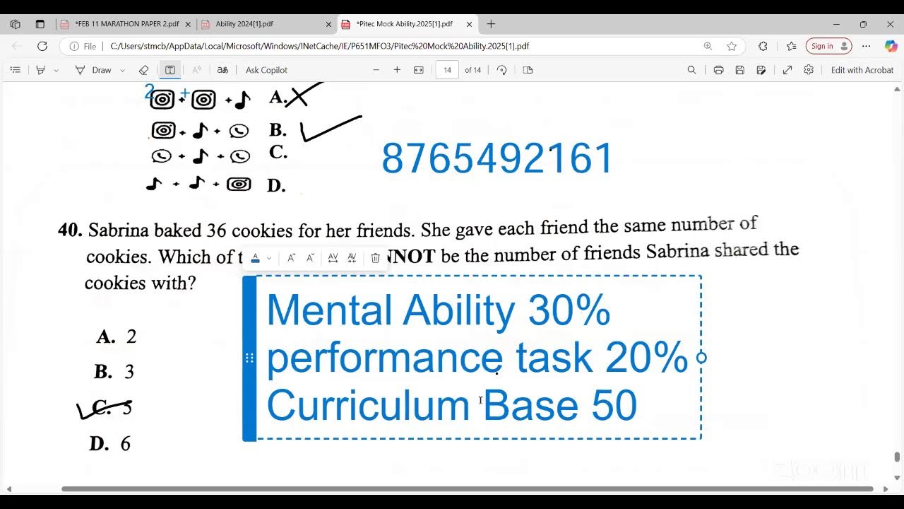 Lenox Bennett's mental ability marathon
