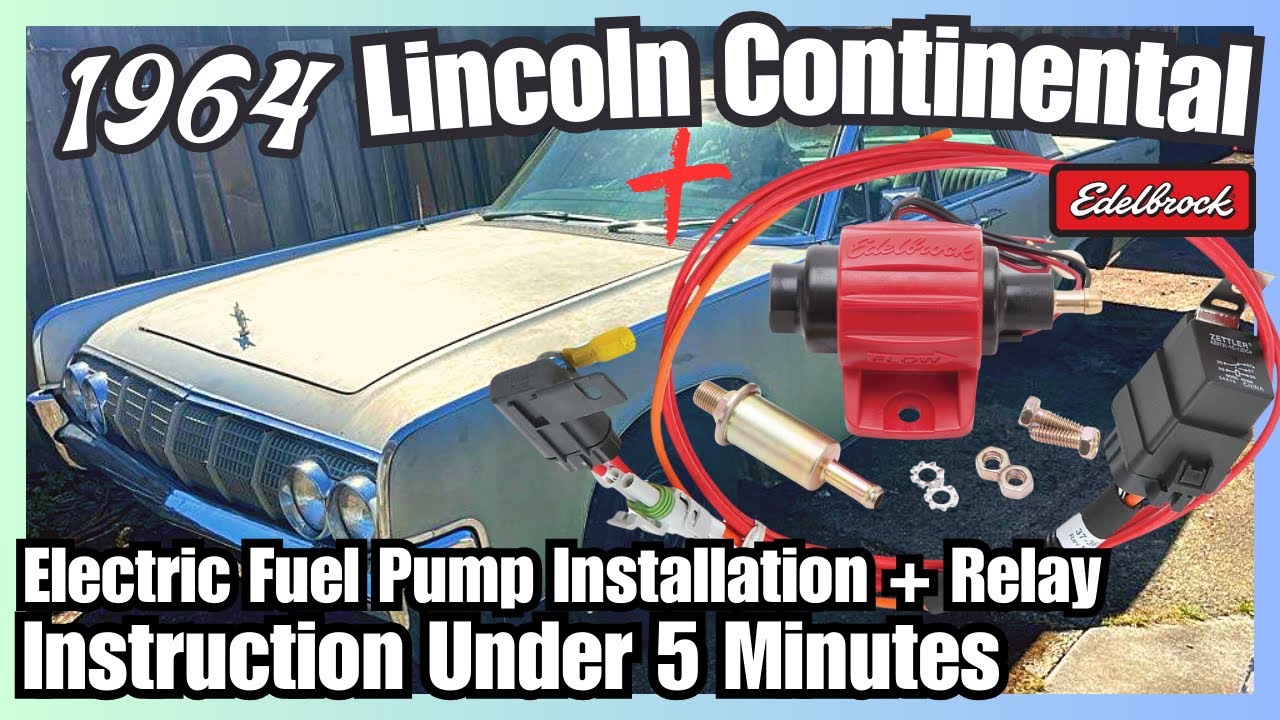 Electric Fuel Pump Installation, In Under 5 Minutes
