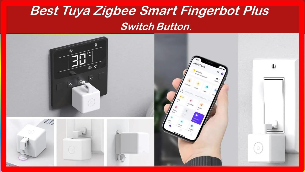 ✅Best Tuya Zigbee Smart Fingerbot Plus Switch Button. | Top 5