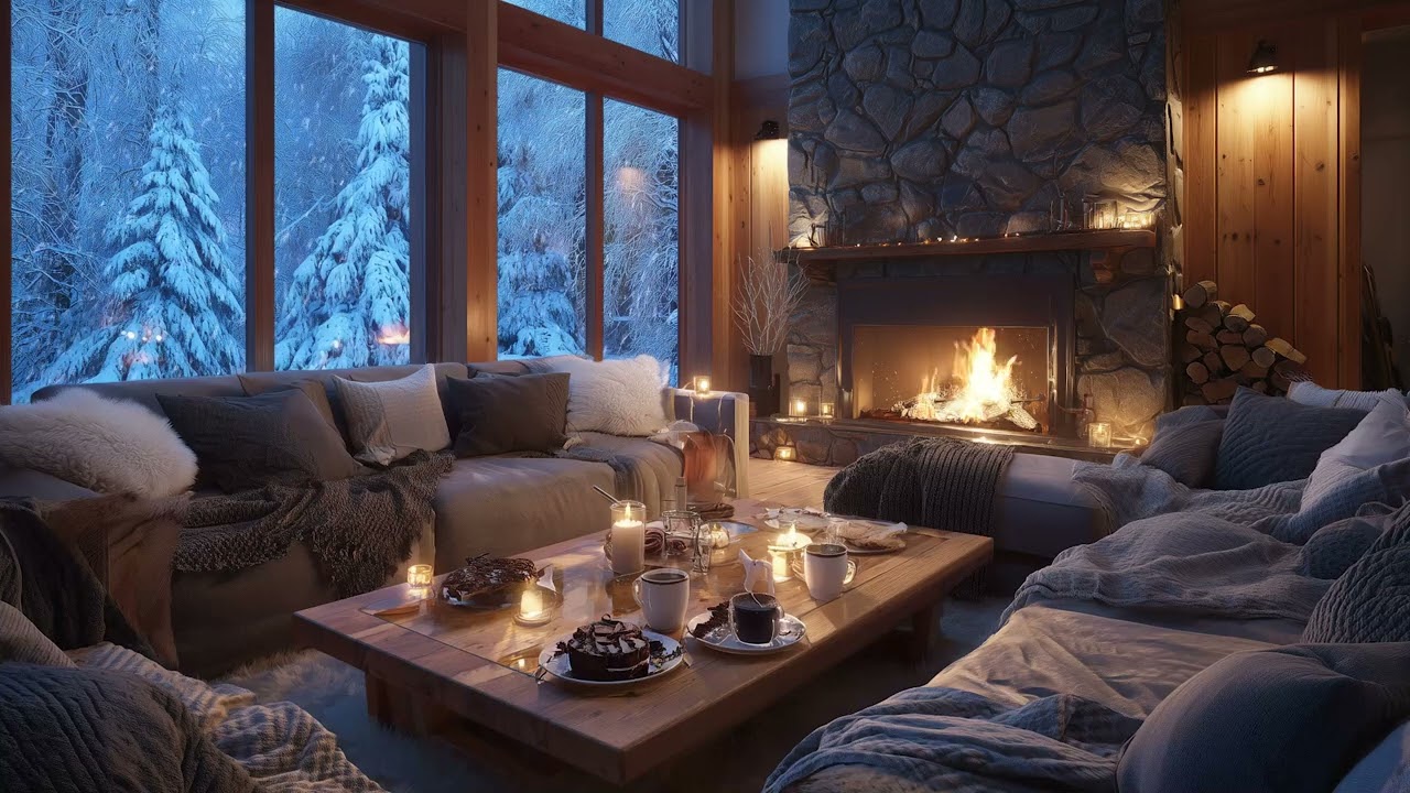 Cozy Winter Retreat | Soft Piano for Relaxation & Sleep Music Ambience