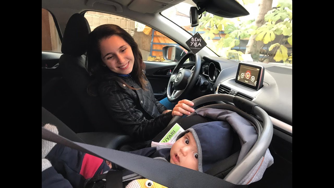 PUSETLE ÖN KOLTUKTA YOLCULUK NASIL YAPILIR ❓ JOURNEY ON THE FRONT SEAT WITH BABY ⁉️