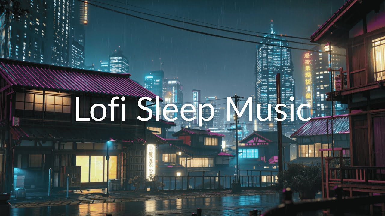 Rainy Neon Tokyo Lofi | Cyberpunk City Vibes
