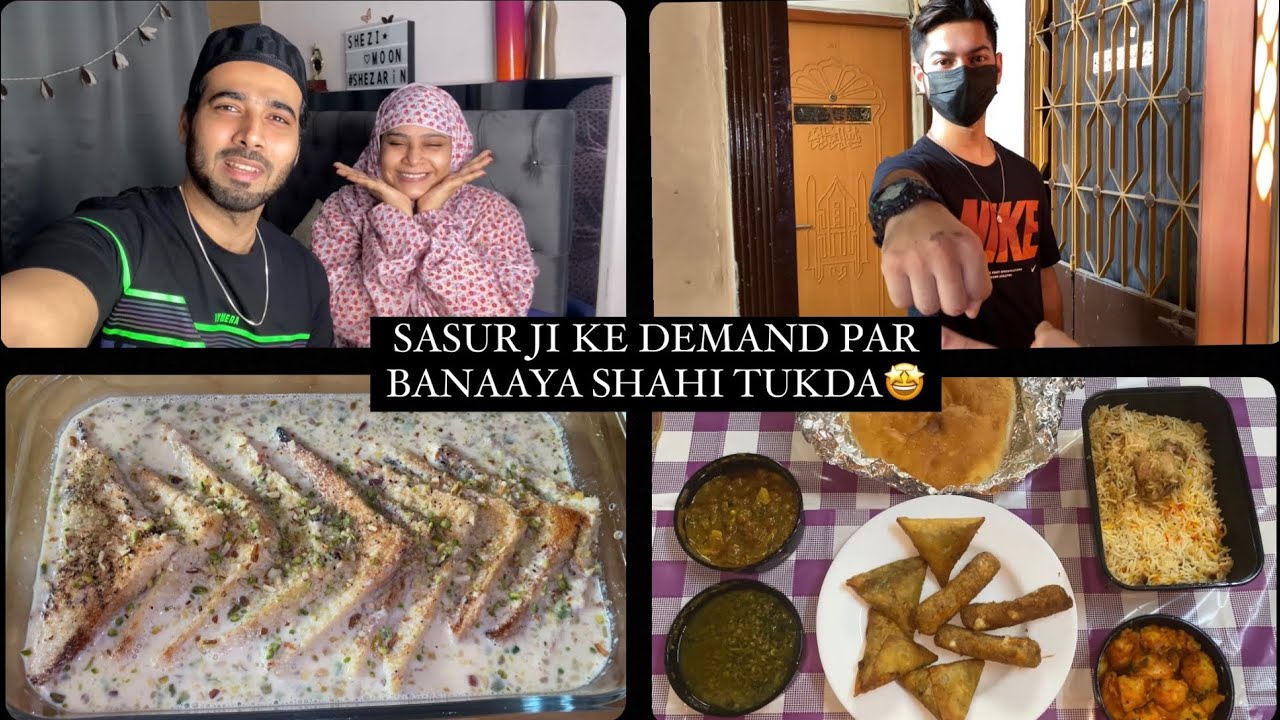 Iftari From Nagma & Mohammad Ali’s Mom Noorie Aunty😍| And I made Shahi Tukda For The First Time💃