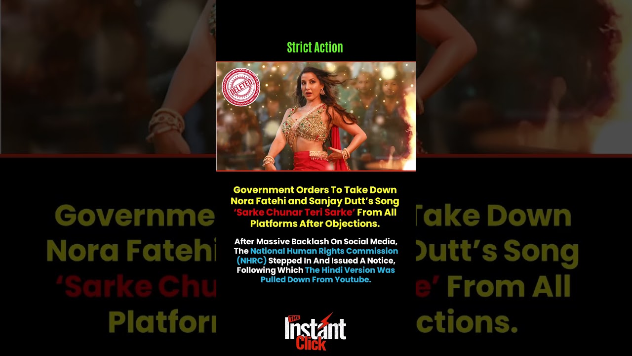 Song BANNED? Nora Fatehi & Sanjay Dutt Controversy 😳🔥