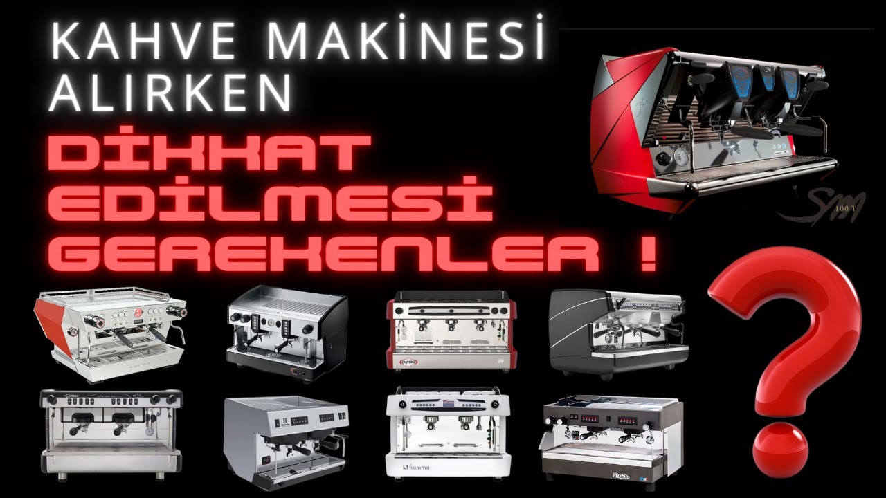 2.EL ESPRESSO KAHVE MAKİNESİ ALIRKEN DİKKAT EDİLMESİ GEREKENLER !