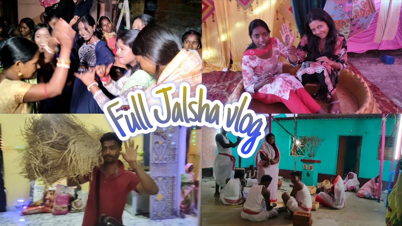 Full Jalsha vlog ✨ #palakroy #vlog #wedding #weddingdance #funny #dance #longvlog #jamtara 