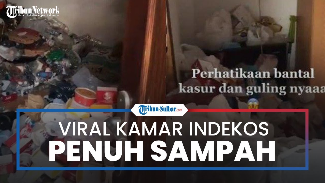 Viral Video Kamar Indekos Penuh Sampah, Tetangga Ungkap Sampah dalam Kamar Timbulkan Bau Tak Sedap