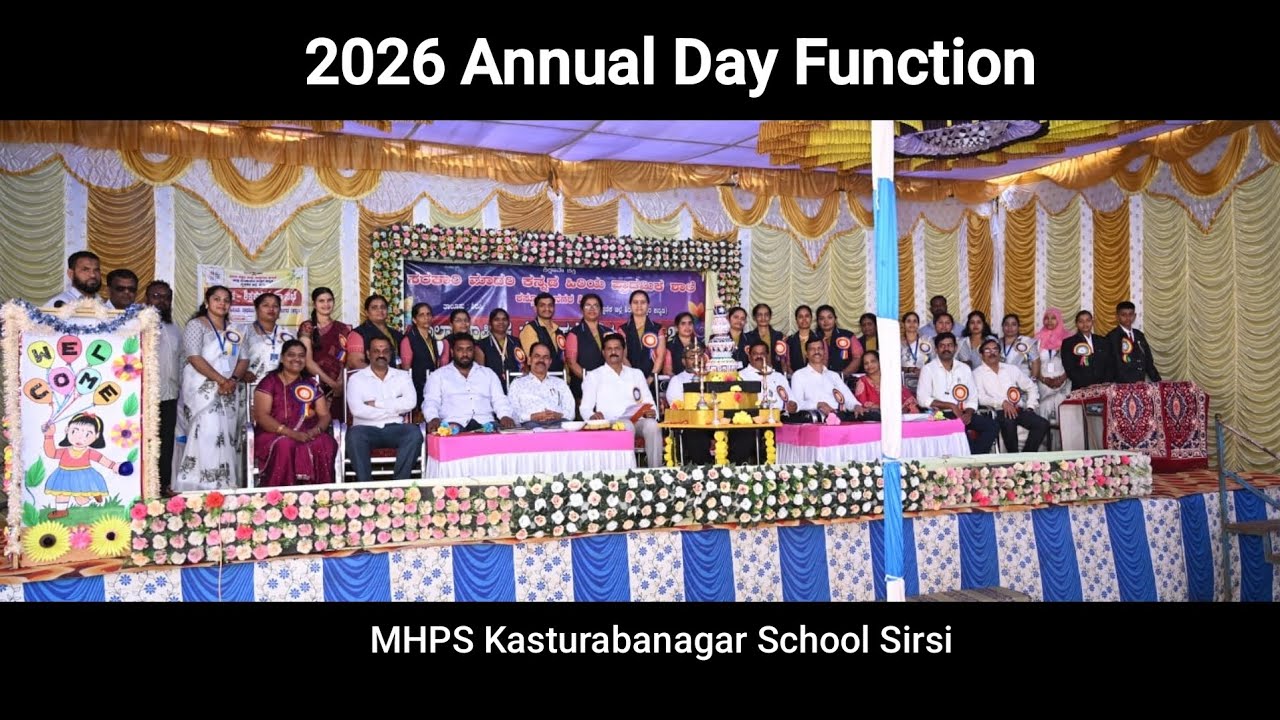 2026 Annual Day Function-MHPS Kasturabanagara Sirsi