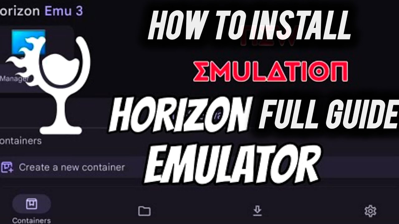 Horizon New Windows Emulator on Android Full Setup and Guide Tutorial Video