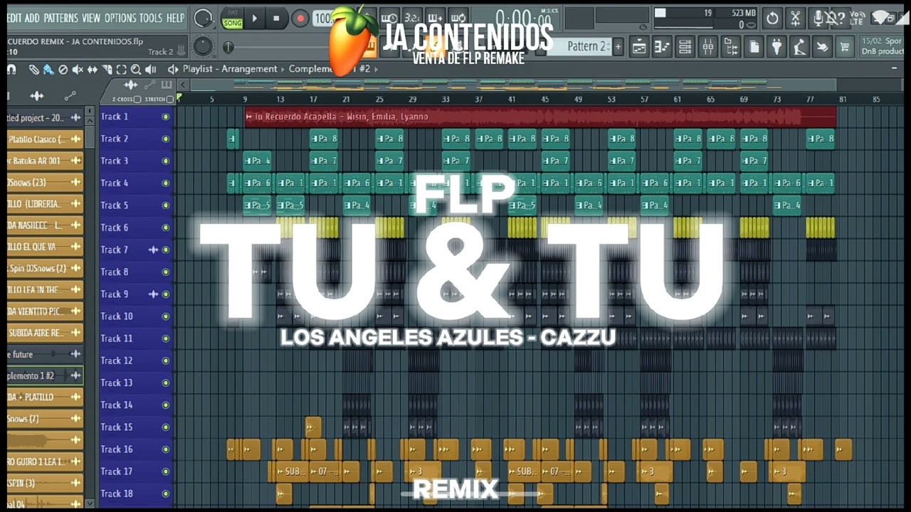 FLP TU Y TU REMIX - LOS &Aacute;NGELES AZULES, CAZZU - JA CONTENIDOS