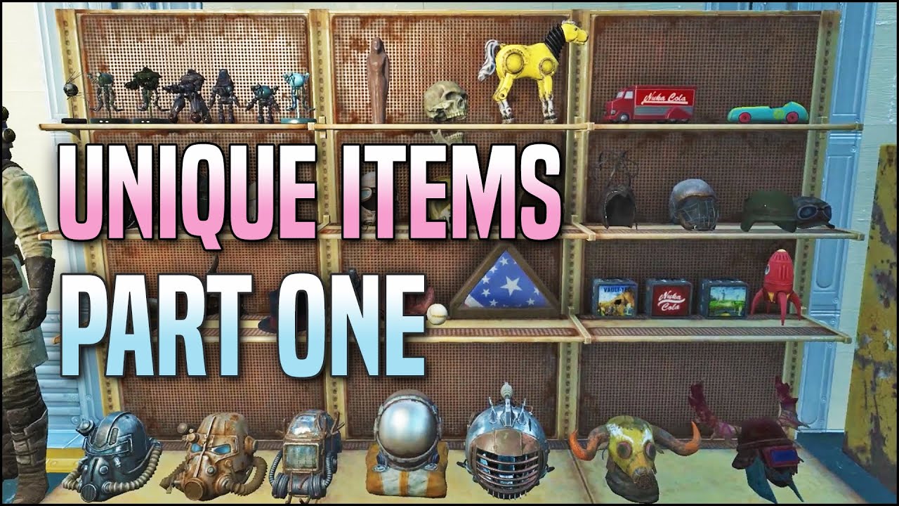 Украшение уникальными предметами (часть 1) 🎠 Fallout 4 No Mods Shop Class