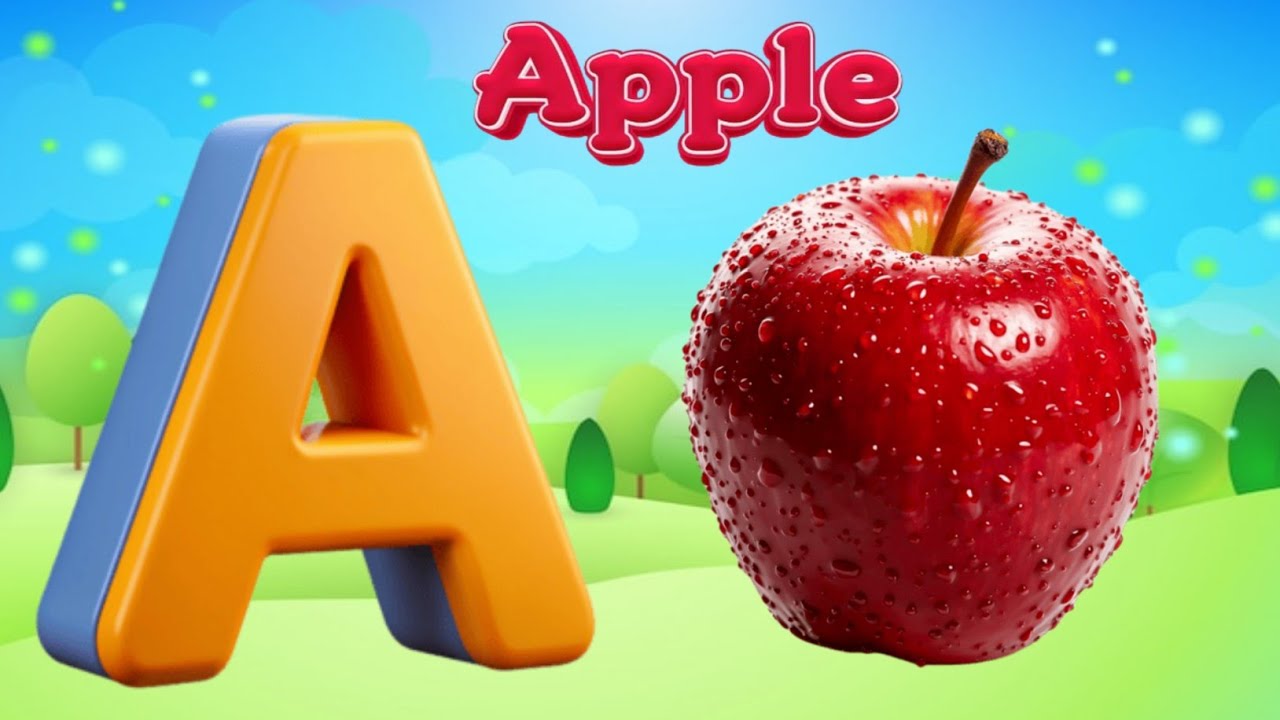 Phonics Song 2 with TWO Words in 3D - A For Airplane - ABC Alphabet Songs with Sounds for Children