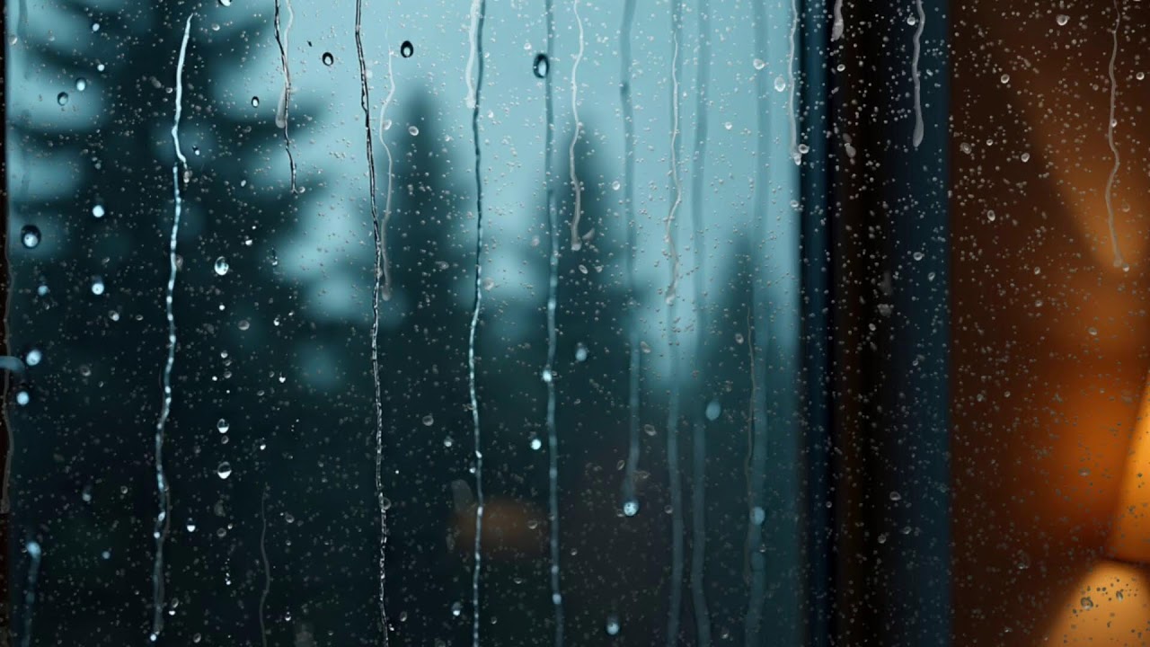 Rain Sound on Window with Thunder | Heavy Rain for Deep Sleep and Relaxation