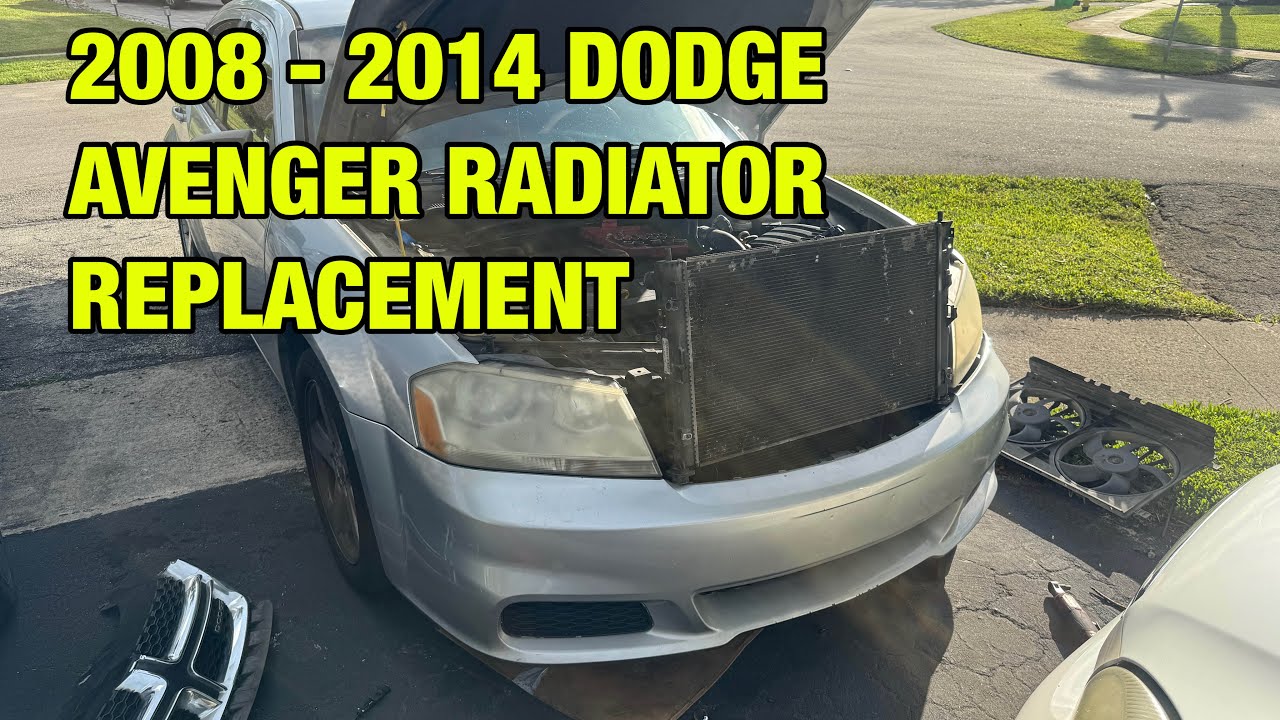 Как заменить радиатор на Dodge Avenger 2008–2014 годов своими руками