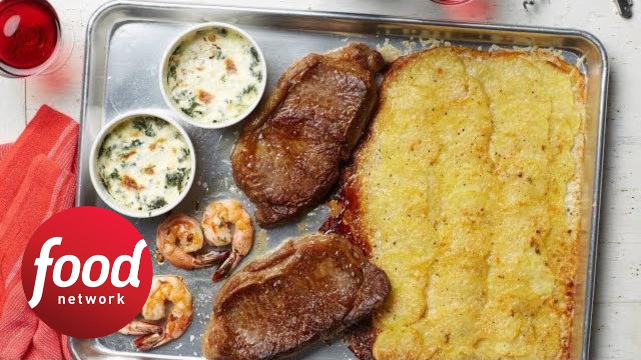 Steakhouse Sheet Pan Dinner | Food Network