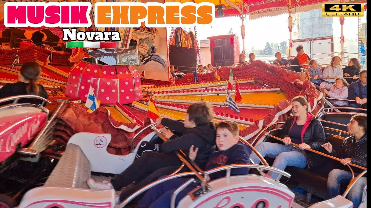 MUSIK EXPRESS Ride - Giostre 2024 🇮🇹 Lunapark Delle Streghe 4K
