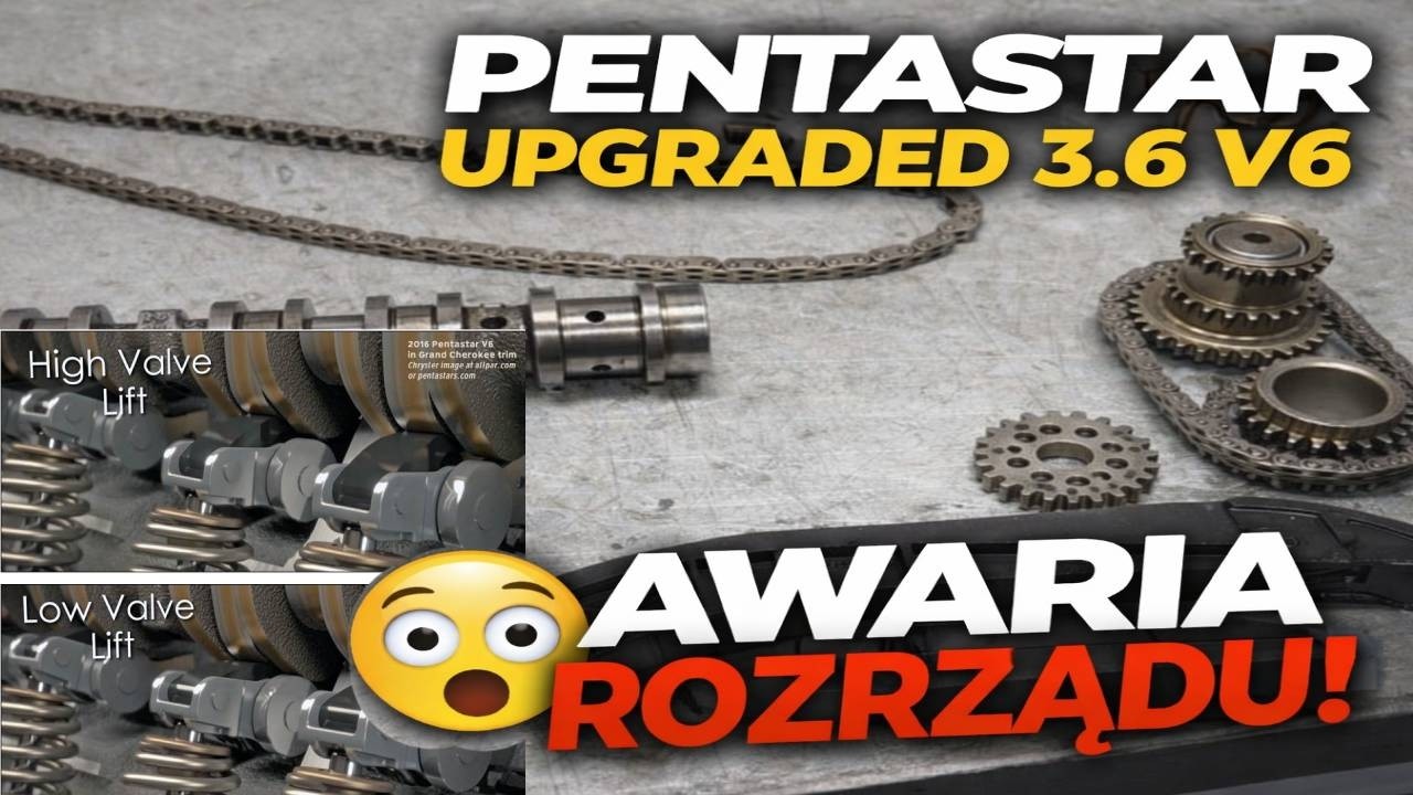PENTASTAR 3.6 VVL ZMIENNE WZNIOSY ZAWORÓW, POPRAWIANIE NIEZŁEGO BAŁAGANU W ROZRZĄDZIE