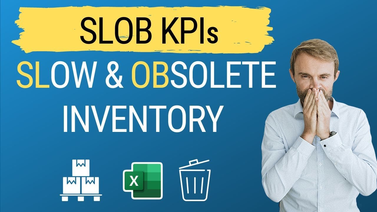 SLOB: Slow Moving & Obsolete Inventory Calculation in Excel (step-by-step tutorial)