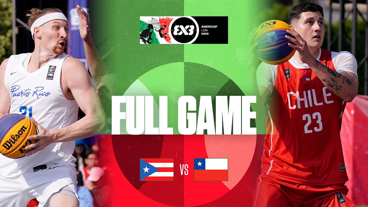Puerto Rico 🇵🇷 vs Chile 🇨🇱 | Men | Full Quarter-Finals Game | FIBA 3x3 AmeriCup 2025