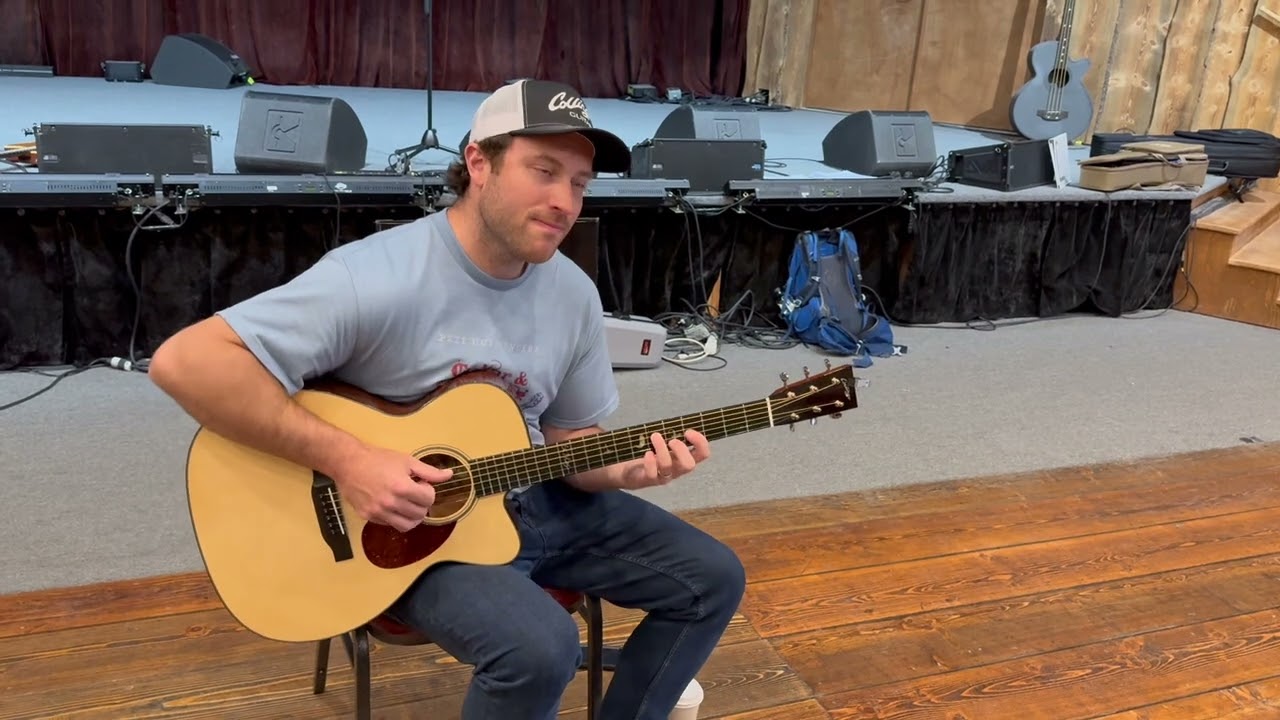 Brooks Robertson plays Marcel Dadi  at Pete Huttlinger's Guitar and Fly Fishing Camp