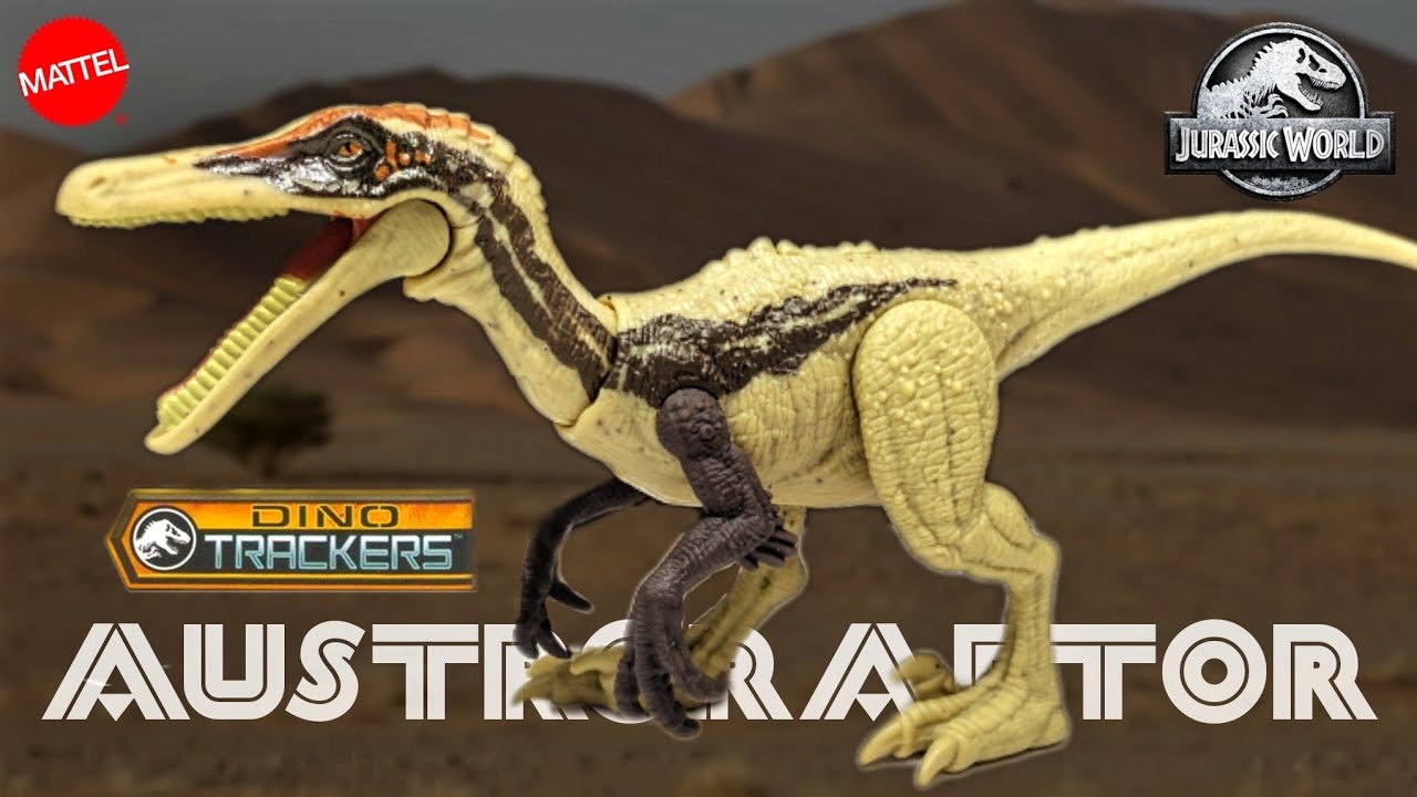 2022 Mattel Jurassic World Dino Trackers Danger Pack Austroraptor Review!!!