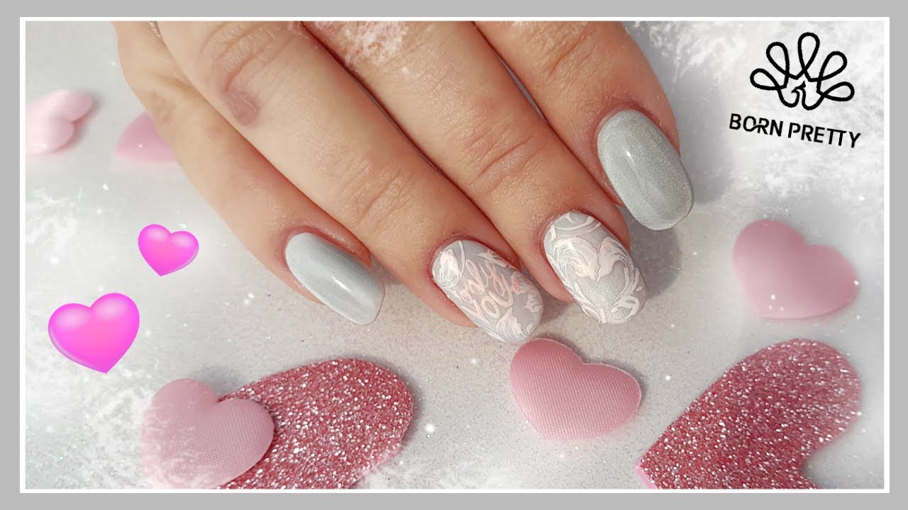 REFILL NAILS Fall in love: White Cat Magnetic Gel e Stamping Nail Art con @bornprettyofficial