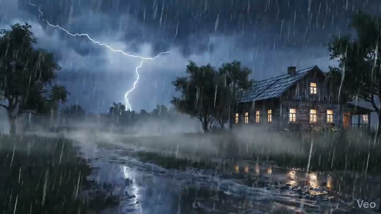 Gentle Rain on Window 🌧️ Relaxing Rain Sounds for Sleep, Study & Focus