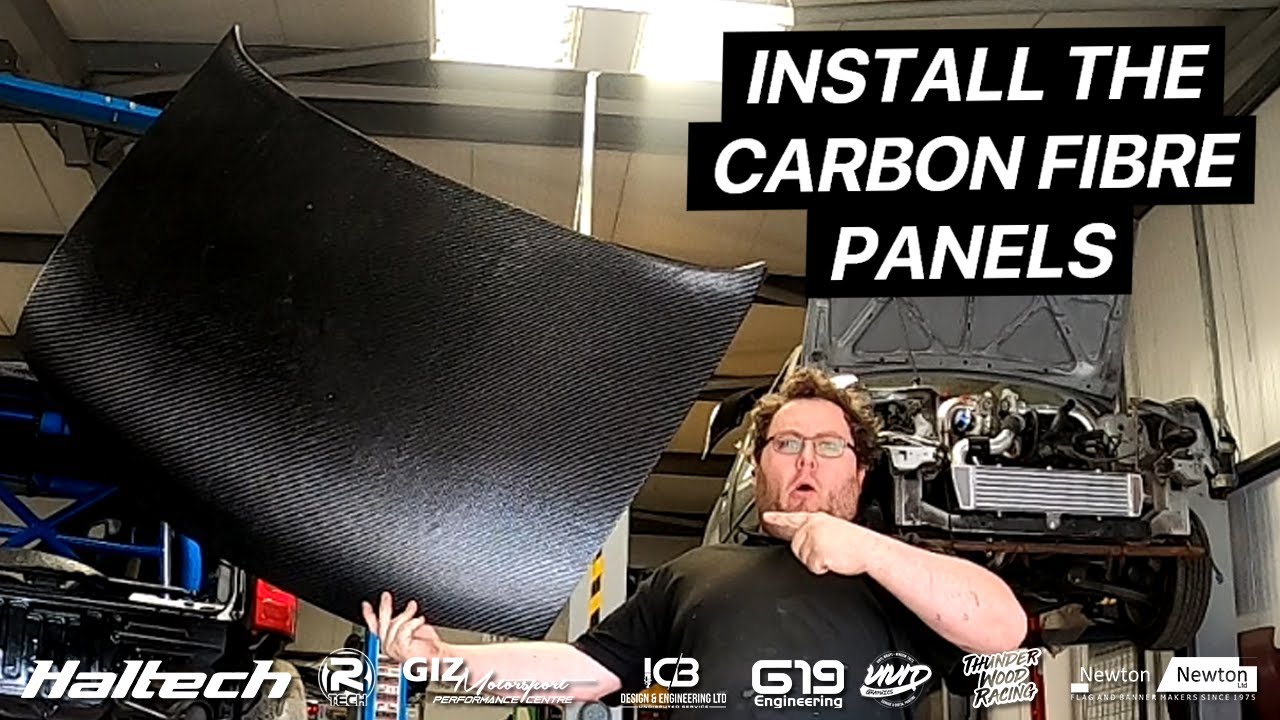 INSTALLING THE CARBON FIBRE PANELS! - NISSAN MICRA K11 SUPERTURBO