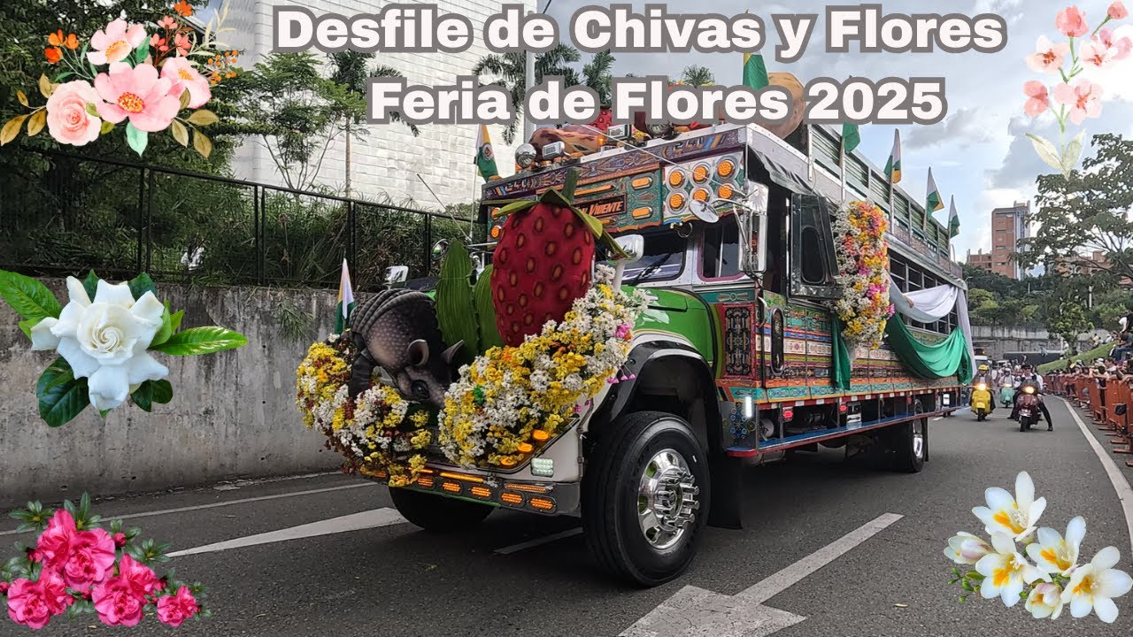 🎉🚌 Así se vivió el Desfile de Chivas y Flores, Feria de las Flores 2025 🚌🌺