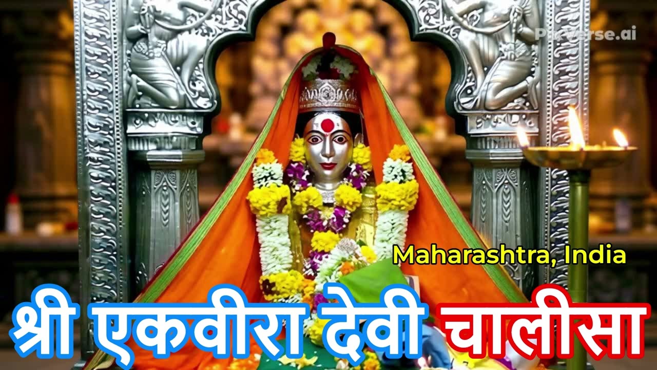 🌺 श्री एकवीरा देवी चालीसा 🙏 | Karla Ekvira Mata Powerful Chalisa | Kuldevi Bhakti Song 🌊