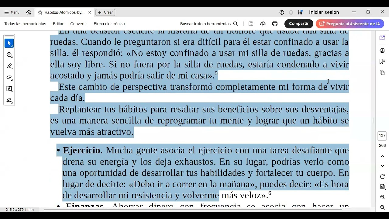La Joya de Leer | Sesión 17 – Hábitos Atómicos
