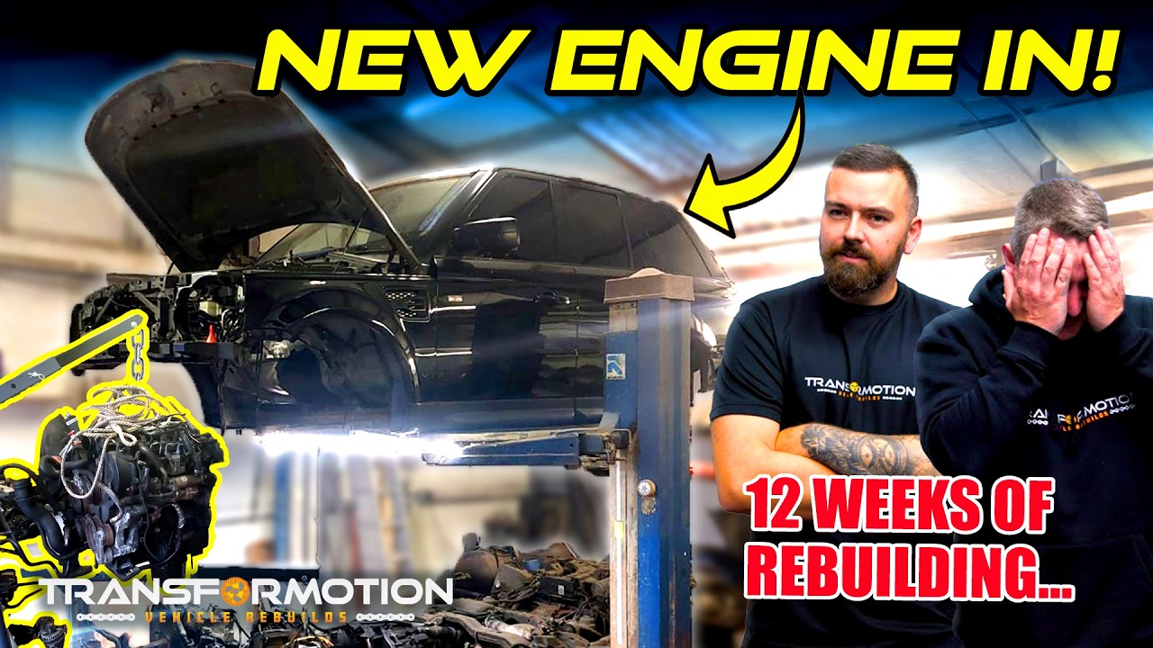 ЗАВЕДЕТСЯ ЛИ МОЙ ВОССТАНОВЛЕННЫЙ ДВИГАТЕЛЬ RANGE ROVER SPORT? | Замена двигателя!