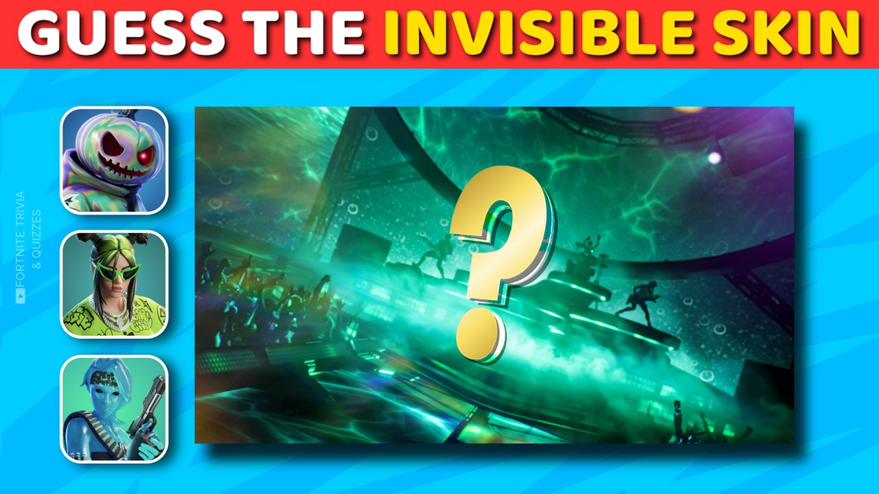 Guess The INVISIBLE Fortnite Skin!