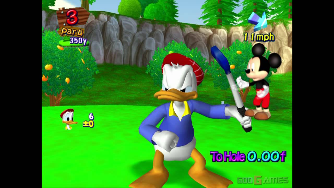 Disney Golf — геймплей PS2 HD 720P