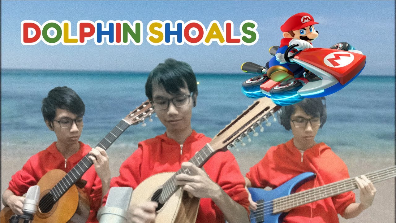 Dolphin Shoals - Mario Kart 8 (Guitar, Bandurria and Bass Cover)