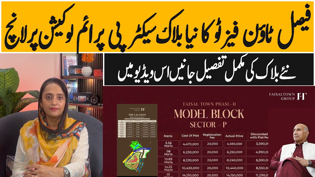 Faisal Town Phase 2 P Block Latest Update, Price Development updates,#empireszone  #faisaltownphase2